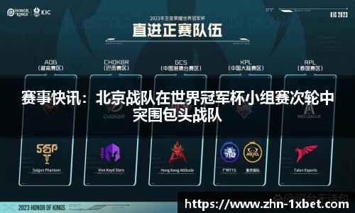 赛事快讯:北京战队在世界冠军杯小组赛次轮中突围包头战队
